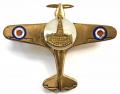 Hawker Hurricane fighter plane Blackpool Towers souvenir badge