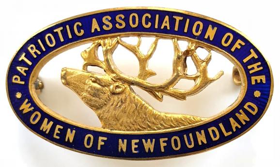 WW1 Patriotic Association of the Women of Newfoundland badge