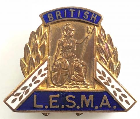 British Limbless Ex-Servicemen Association LESMA membership badge