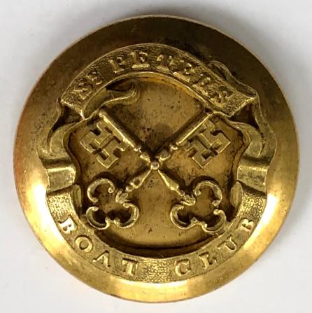 St Peter's Boat Club Cambridge circa 1840 - 1843 button