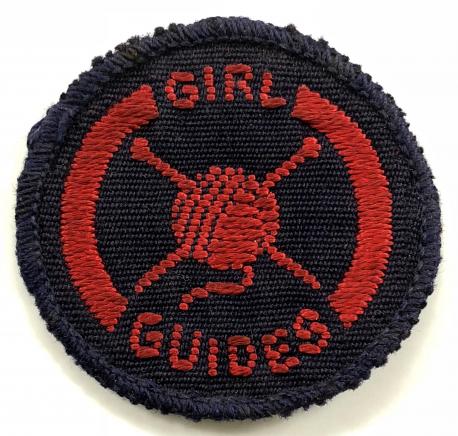 Girl Guides Ranger first class knitter proficiency cloth badge