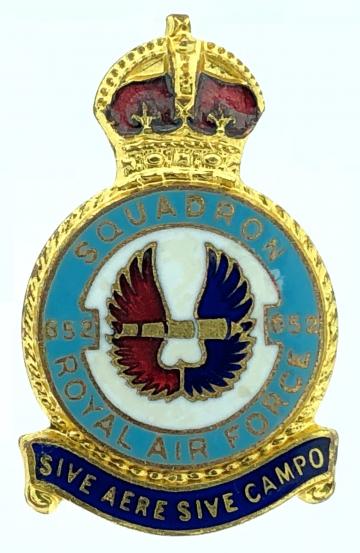 RAF No 652 Squadron Royal Air Force badge circa 1940s
