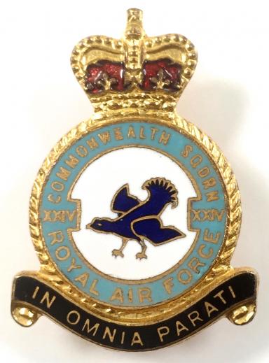 RAF No 24 Commonwealth Squadron Royal Air Force badge