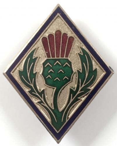 Girl Guides Association Scotland circa 1930s enamel badge