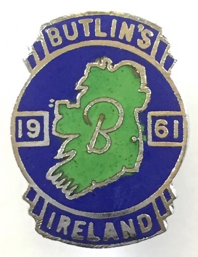 Butlins 1961 Mosney Ireland holiday camp badge