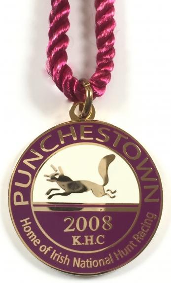 2008 Punchestown Racecourse Irish horse racing club badge