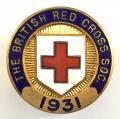 The British Red Cross Society 1931 Associate Badge.