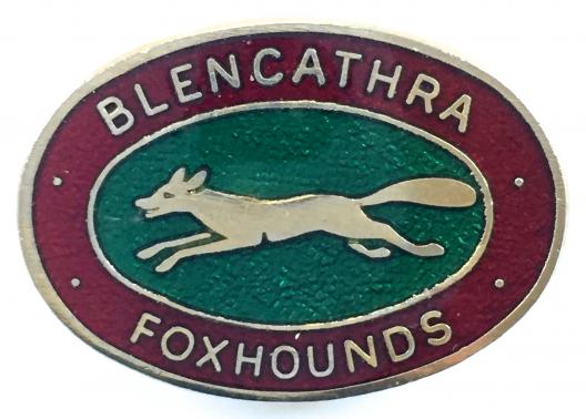 Blencathra Foxhounds fox hunting supporters club badge.