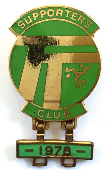 I.O.M. TT Motorcycle Racing Isle of Man supporters club badge.