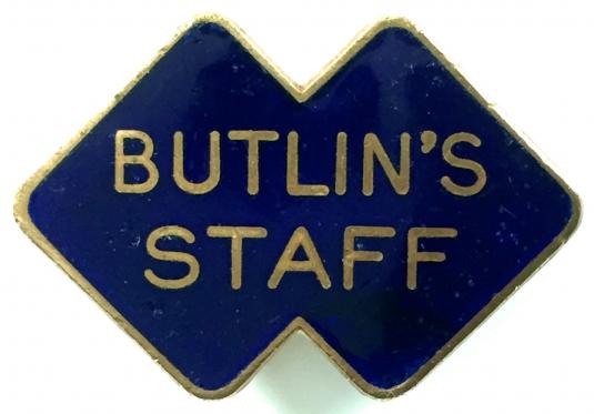 Butlins Holiday Camp Staff badge