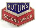 Butlins Holiday Camp second week plinth badge.