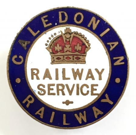 WW1 Caledonian Railway war service badge