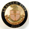 2000 Leander Rowing Club badge, Remenham.