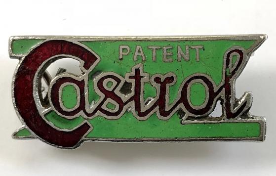 Castrol Motor Oil Promotional Badge Rare Irish Jewellery Co Ltd Dublin