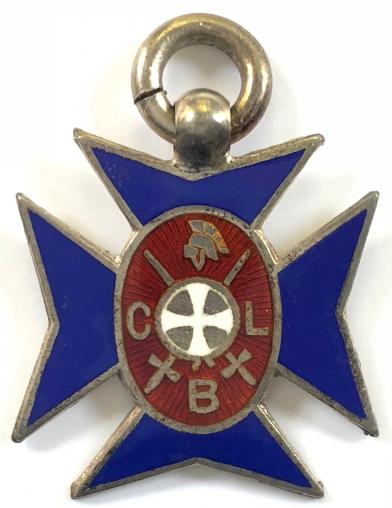 Church Lads Brigade CLB 1899 hallmarked silver medal