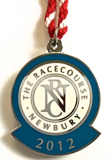 2012 Newbury horse racing club badge.
