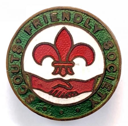 Scouts Friendly Society membership pin badge by Miller