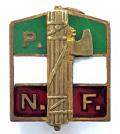 Partite Nazionale Fascista Italian Fascist Party PNF supporters badge.
