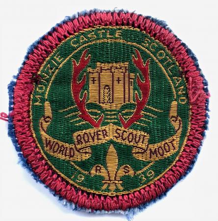 Rover Scouts World Moot 1939 Monzie Castle Scotland pennant badge