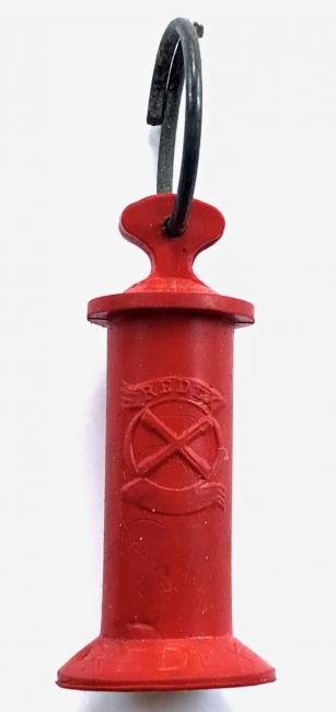 Redex Service petrol fuel additive advertising key ring badge