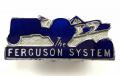 Ferguson System agricultural tractor c.1950s advertising badge.