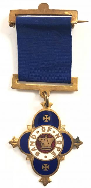 Band of Hope Union Christian Temperance medal.