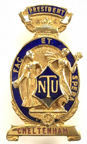 National Union of Teachers Cheltenham president badge