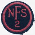 National Fire Service NFS 2 Middlesborough area uniform badge.