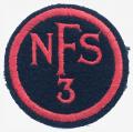National Fire Service NFS 3 Rotherham Fire Force Area uniform badge.
