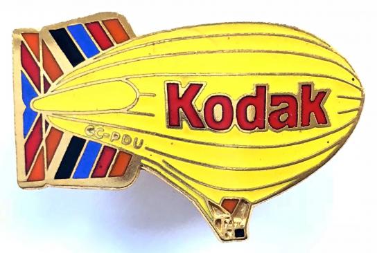 Kodak Camera Balloon Festival advertising badge.