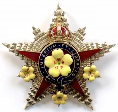 Primrose League Honourable Order of the Grand Star fourth grade badge