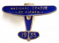 National League of Airmen 1935 membership badge