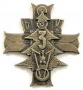 WW2 Polish 3rd Carpathian Rifle Division silver plated badge F.M.Lorioli.