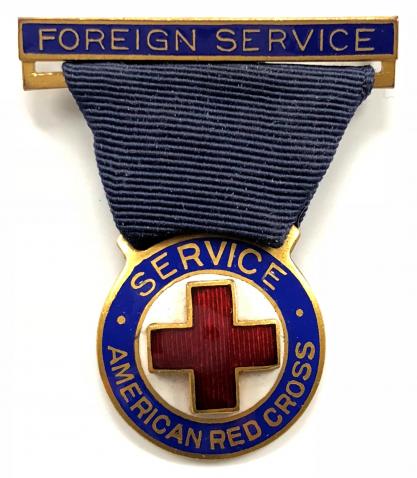 WW1 American Red Cross Foreign Service medal.