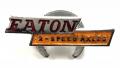 Eaton Two Speed Axles truck component salesmans badge.