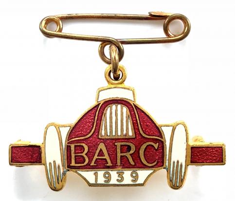 Brooklands Automobile Racing Club BARC 1939 badge