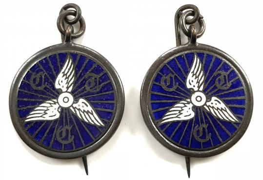 Cyclists Touring Club 1935 pair of prize CTC medals.