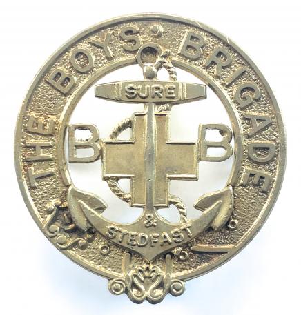 Boys Brigade glengarry cap badge by Butler
