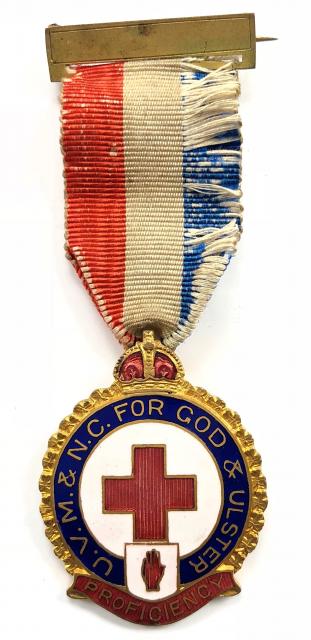WW1 Ulster Volunteer Force Medical & Nursing Corps medal