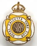 1918 Royal Calcutta Turf Club horse racing club badge