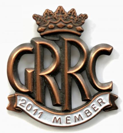 Goodwood Road Racing Club GRRC 2011 member badge