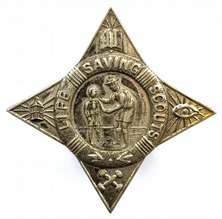 Life Saving Scouts Salvation Army hat badge