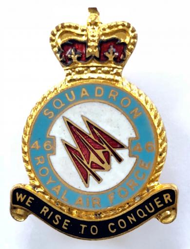 RAF No 46 Battle of Britain Squadron Royal Air Force badge