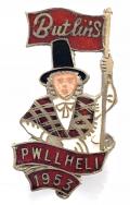Butlins 1953 Pwllheli holiday camp badge