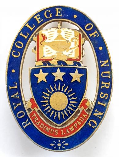 Royal College of Nursing 1955 silver badge
