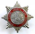 East Riding County Fire Brigade firemans cap badge 1948 to 1974