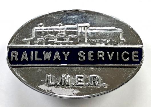 WW2 London & North Eastern Railway LNER war service badge