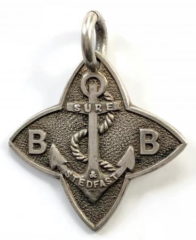 Boys Brigade Sergeants proficiency 1898 silver star medal