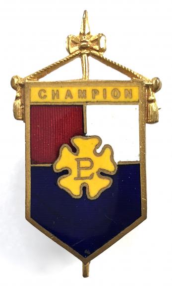 Primrose League champion banner badge