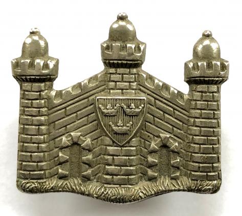 Cambridgeshire Regiment post 1908 walking out dress collar badge